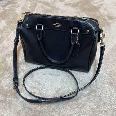 Coach Black Leather Handbag