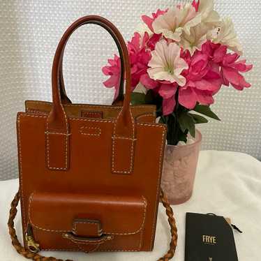 FRYE genuine brown leather bag