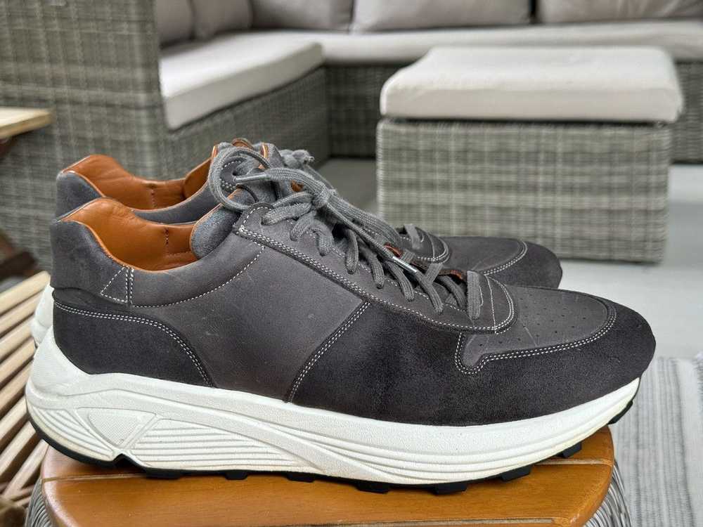 Viberg Viberg CFS Smoke Kudu Smooth Sneakers - image 2