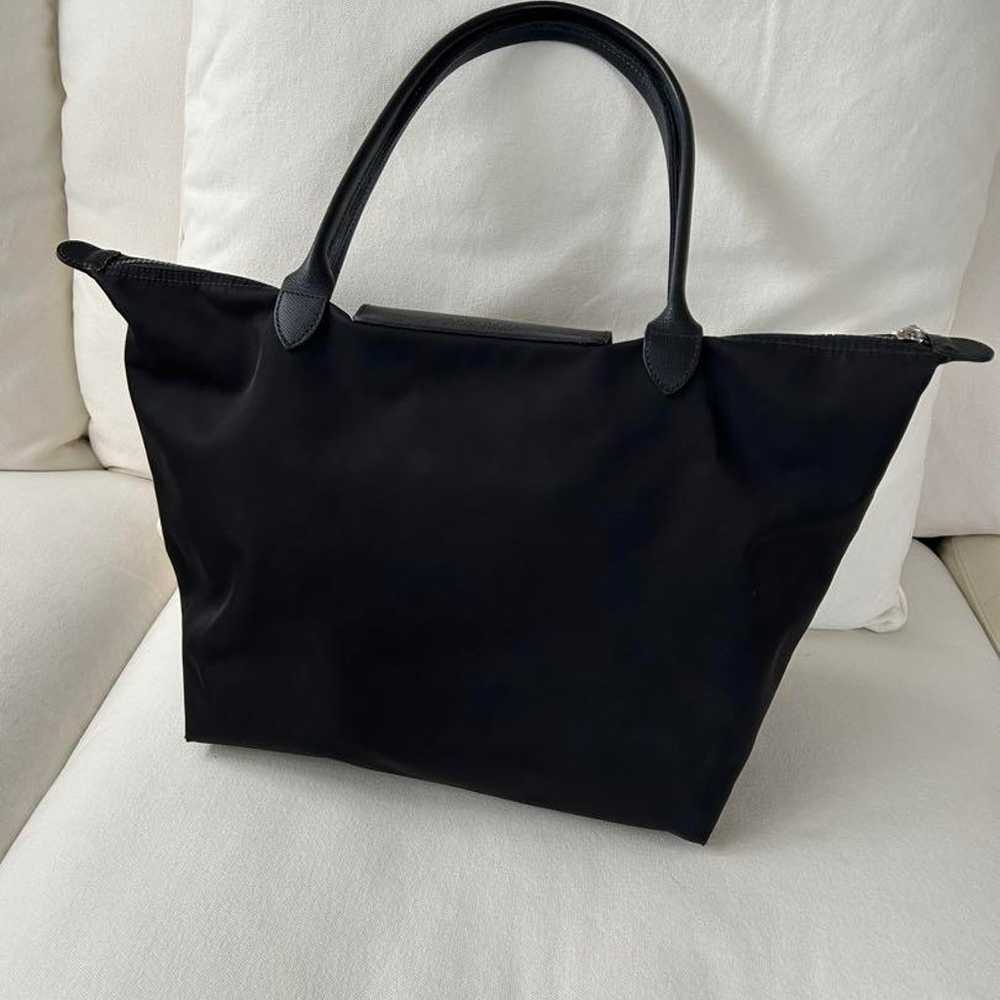 LONGCHAMP Le Pliage Large Tote Bag Black Excellen… - image 2