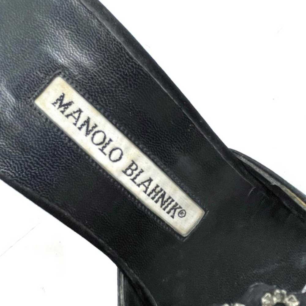 Manolo Blahnik Cloth heels - image 4