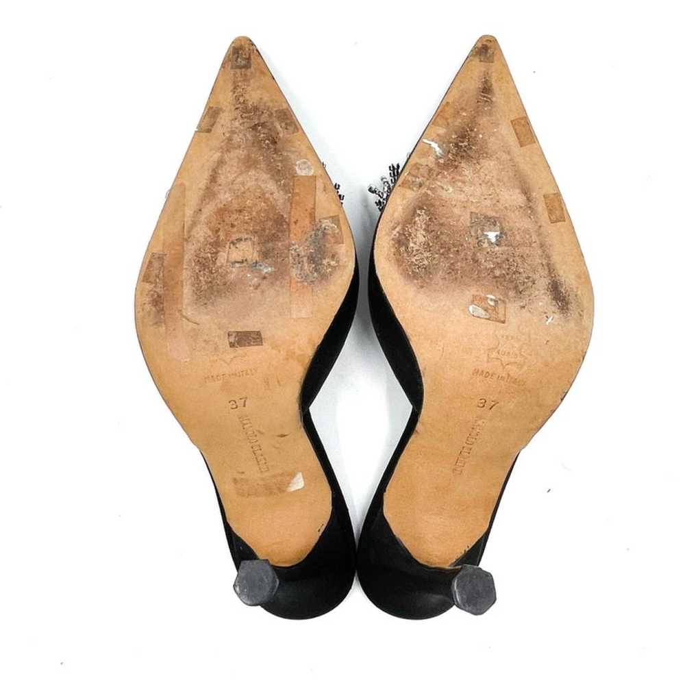 Manolo Blahnik Cloth heels - image 9