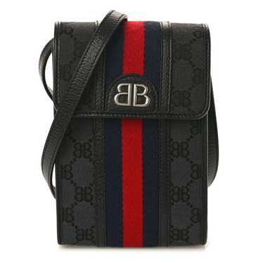 GUCCI X BALENCIAGA BB Monogram Web Ophidia Phone C