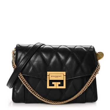 GIVENCHY Goatskin Quilted Small GV3 Shoulder Bag … - image 1