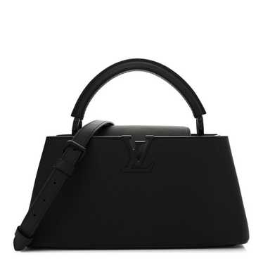 LOUIS VUITTON Taurillon Capucines East West MM Ma… - image 1