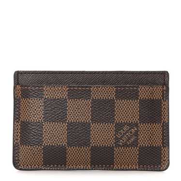 LOUIS VUITTON Damier Ebene Card Holder - image 1