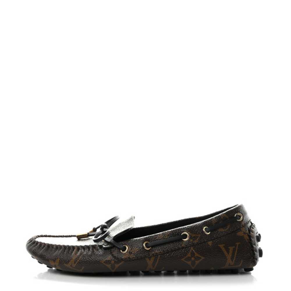 LOUIS VUITTON Patent Monogram Gloria Loafers 38 - image 1