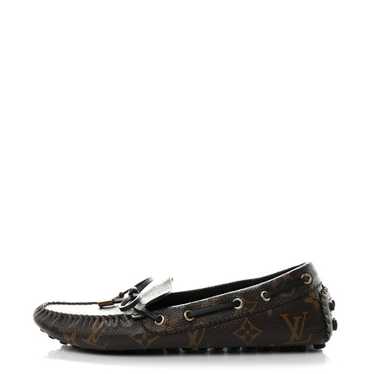 LOUIS VUITTON Patent Monogram Gloria Loafers 38 - image 1