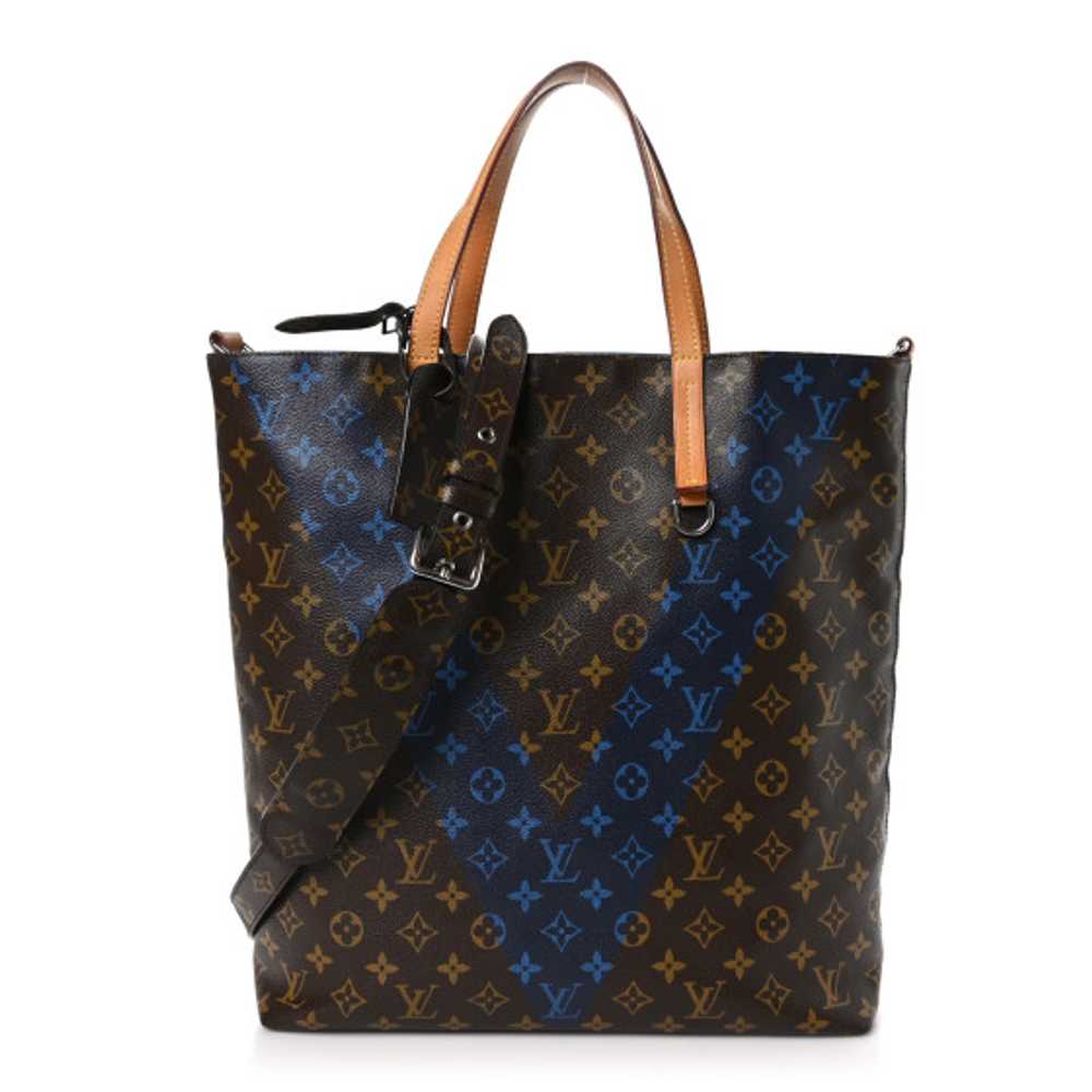 LOUIS VUITTON Monogram V Cabas Jour Blue - image 1