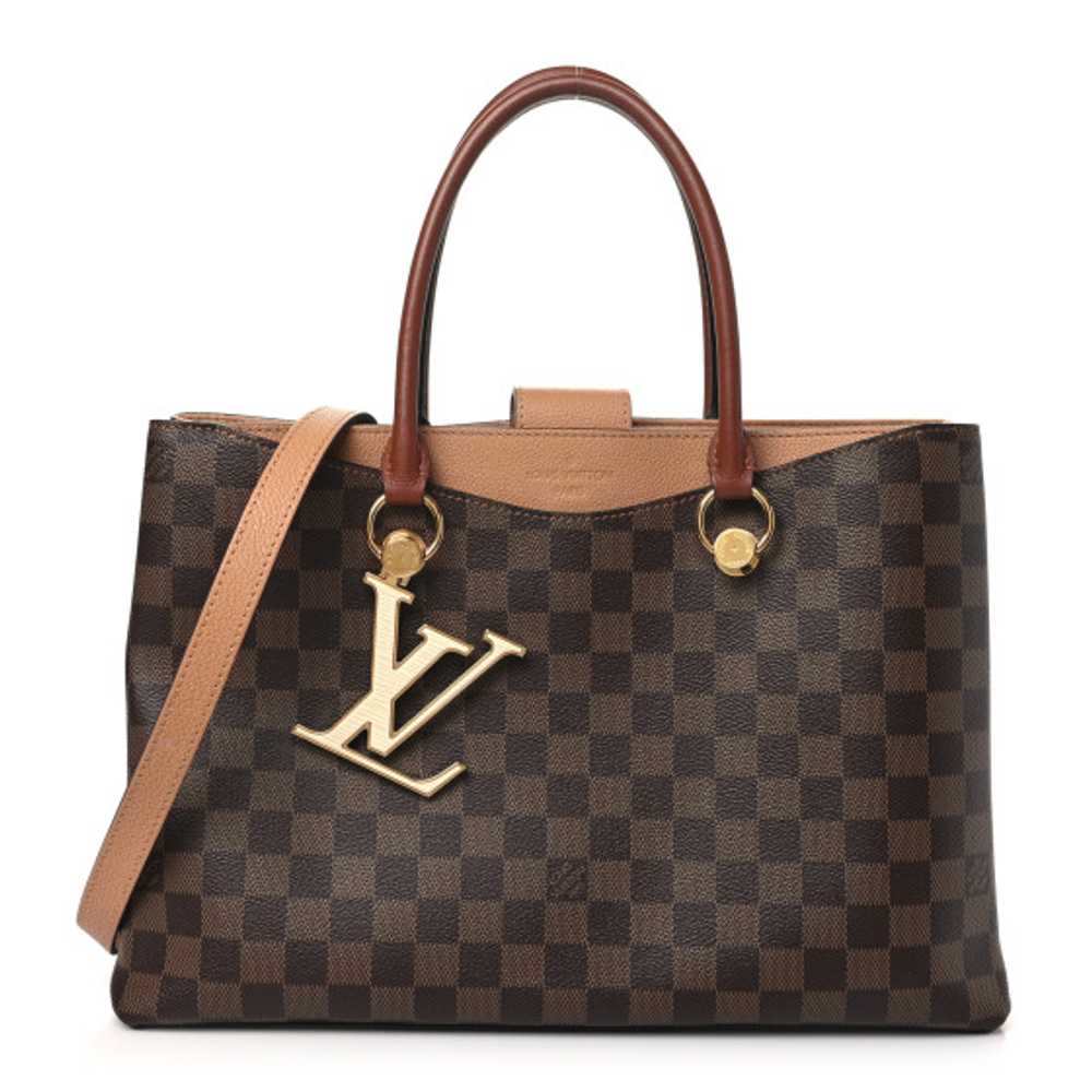 LOUIS VUITTON Damier Ebene LV Riverside Creme - image 1