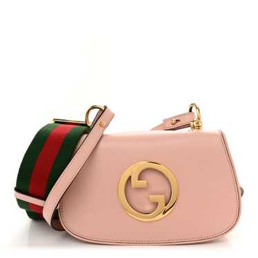 GUCCI Roxy Calfskin Web Mini Blondie Shoulder Bag 