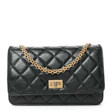 CHANEL Aged Calfskin Quilted Reissue Wallet On Ch… - image 1