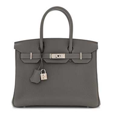 HERMES Togo BIRKIN 30 Gris Meyer