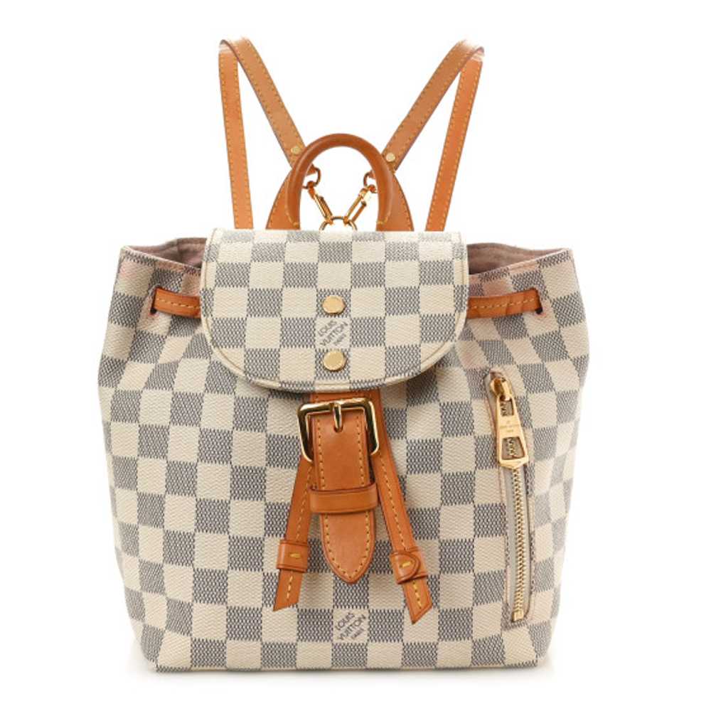 LOUIS VUITTON Damier Azur Sperone BB Backpack - image 1