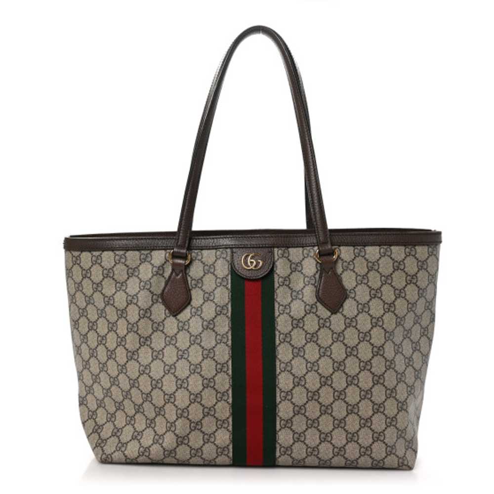 GUCCI GG Supreme Monogram Medium Ophidia Shopping… - image 1