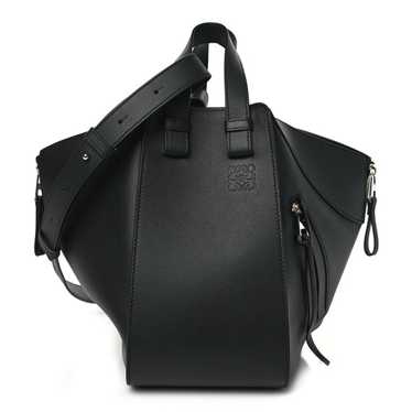 LOEWE Calfskin Small Hammock Shoulder Bag Black