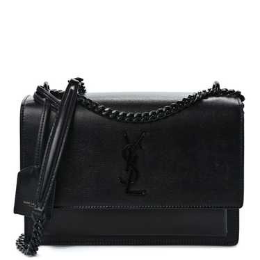 SAINT LAURENT Calfskin Medium Monogram Monochrome 