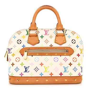 LOUIS VUITTON Monogram Multicolor Alma PM White