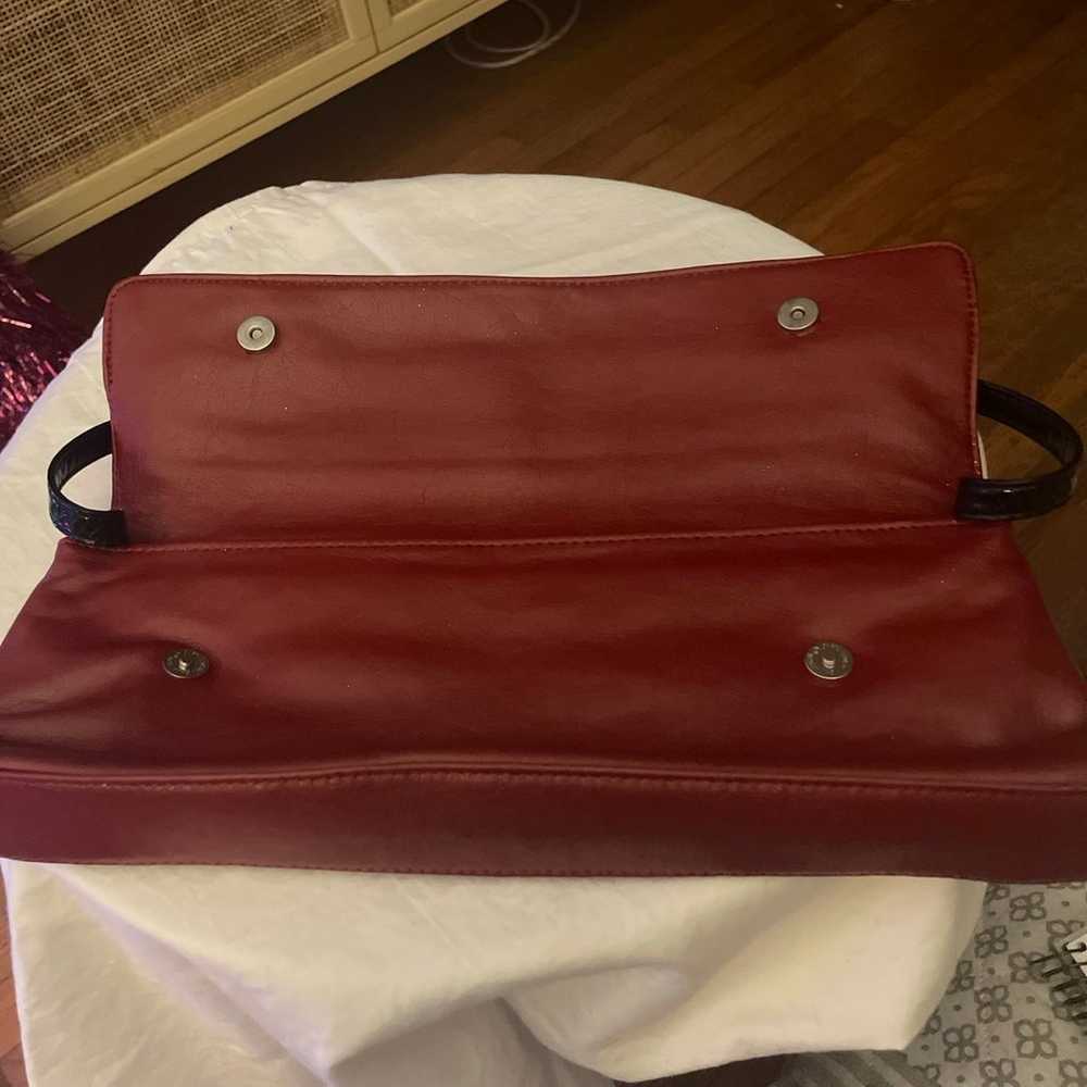 Leather vintage Nine West bag - image 4