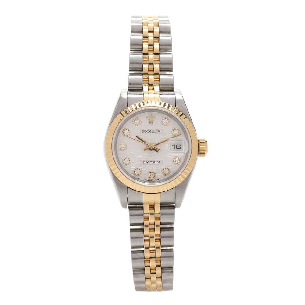 Lady's Stainless Steel and Gold Lady-Datejust Wat… - image 1