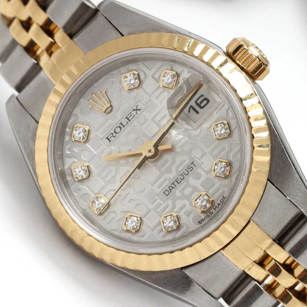 Lady's Stainless Steel and Gold Lady-Datejust Wat… - image 6