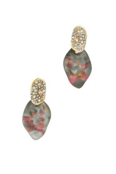 Alexis Bittar Crystal Lake Lucite Petal Earrings