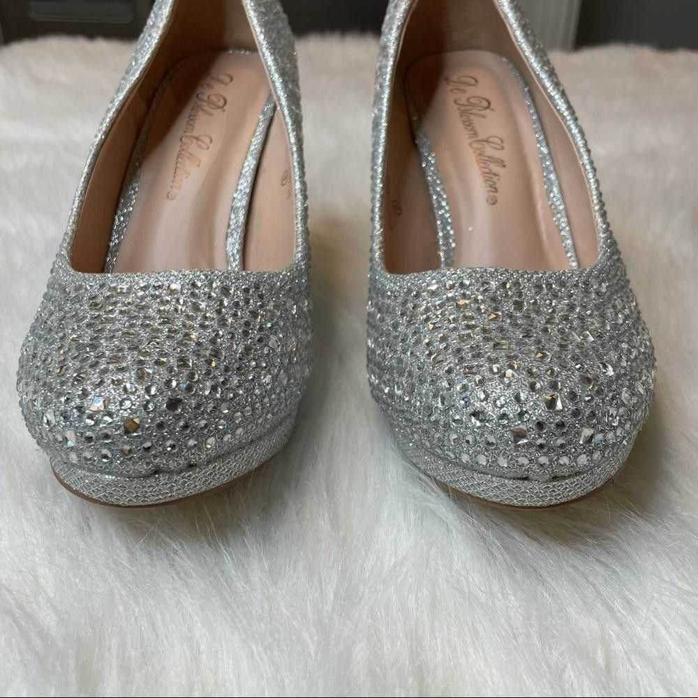 Designer De Blossom Collection 9 Silver Glitter H… - image 3