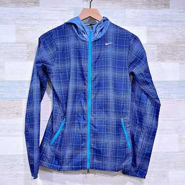 Nike Nike Phenom Vapor Plaid Running Jacket Blue H