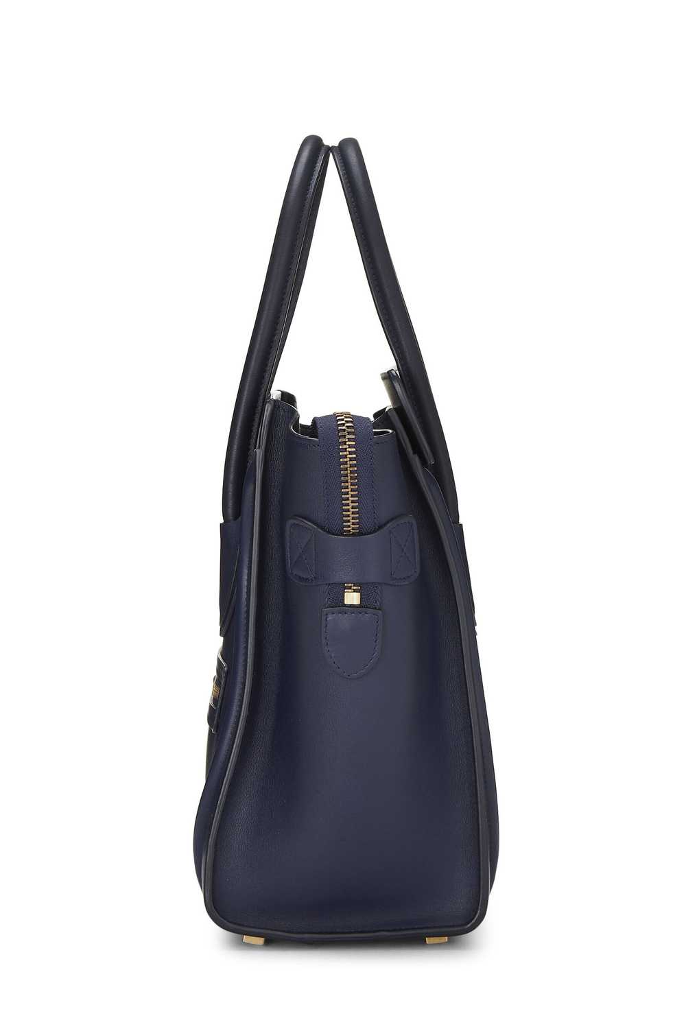 Navy Calfskin Luggage Micro Send in SMS Send in E… - image 3