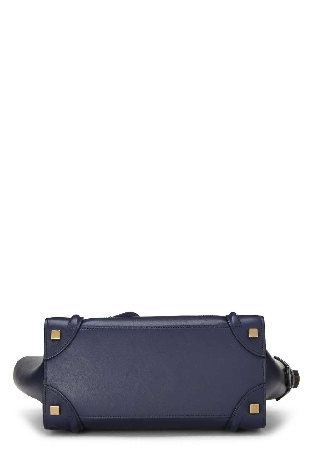 Navy Calfskin Luggage Micro Send in SMS Send in E… - image 5