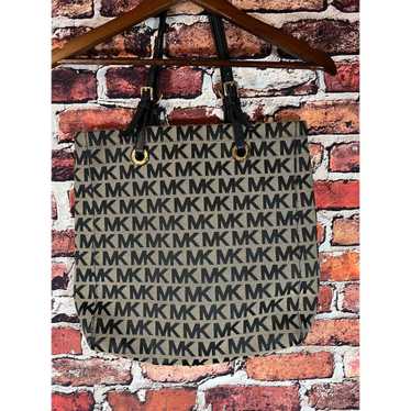 Other Michael Kors MK Logo Monogram Tote Bag With… - image 1