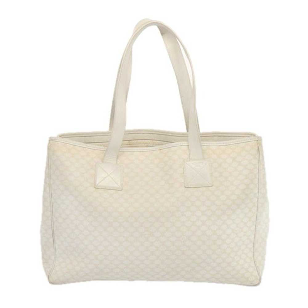 Celine CELINE Macadam Canvas Tote Bag PVC White - image 2