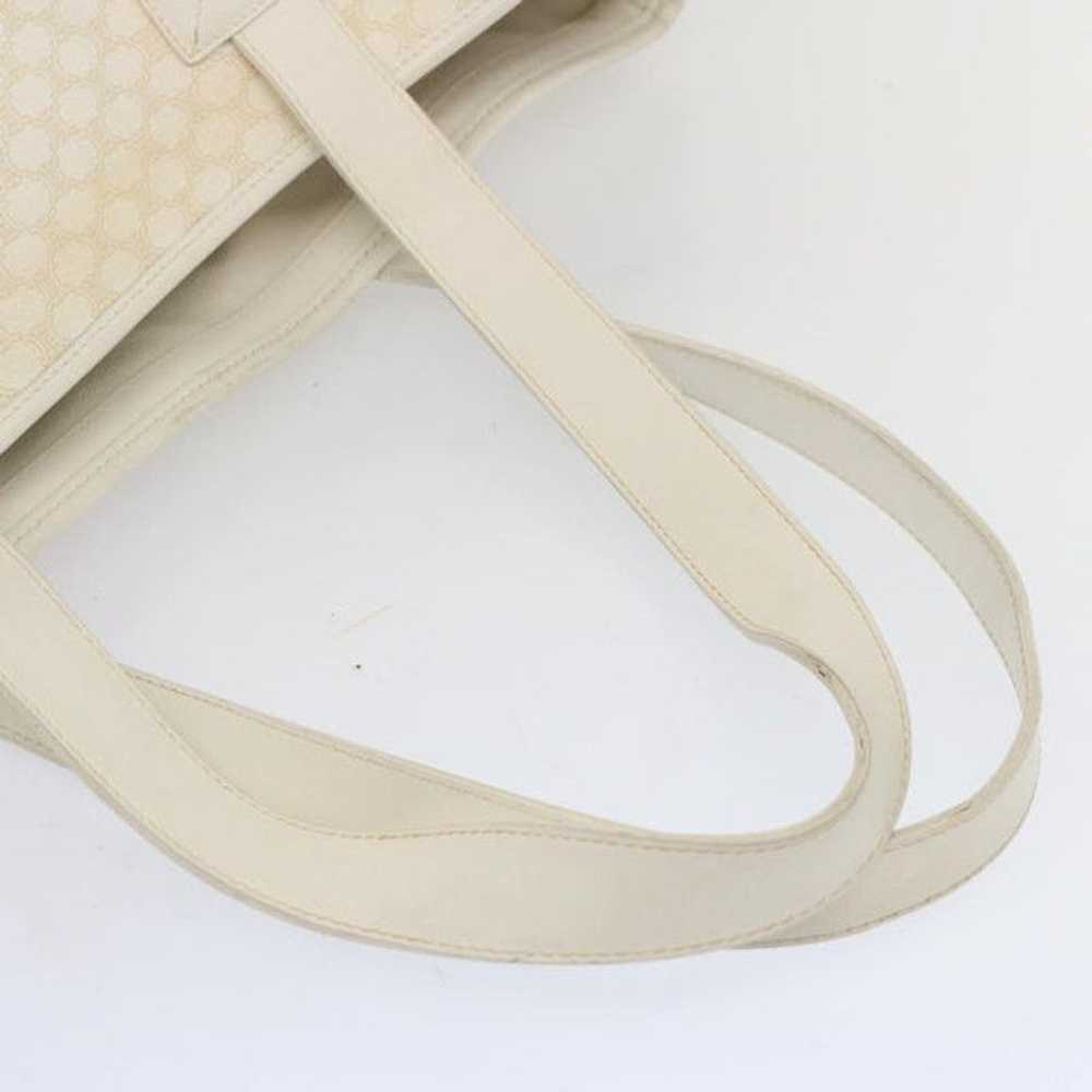 Celine CELINE Macadam Canvas Tote Bag PVC White - image 7