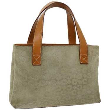 Celine CELINE C Macadam Canvas Hand Bag Gray