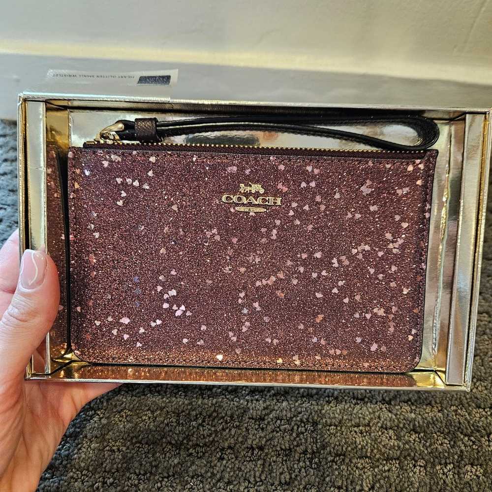 Coach glitter wristlet - image 3