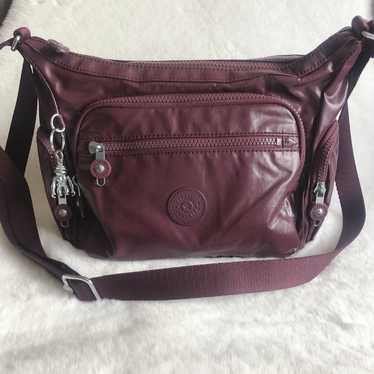 Kipling Small Gabbie Crossbody Bag Burgundy