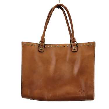 Patricia Nash Zancana Tote Bag Brown Leather Boho… - image 1