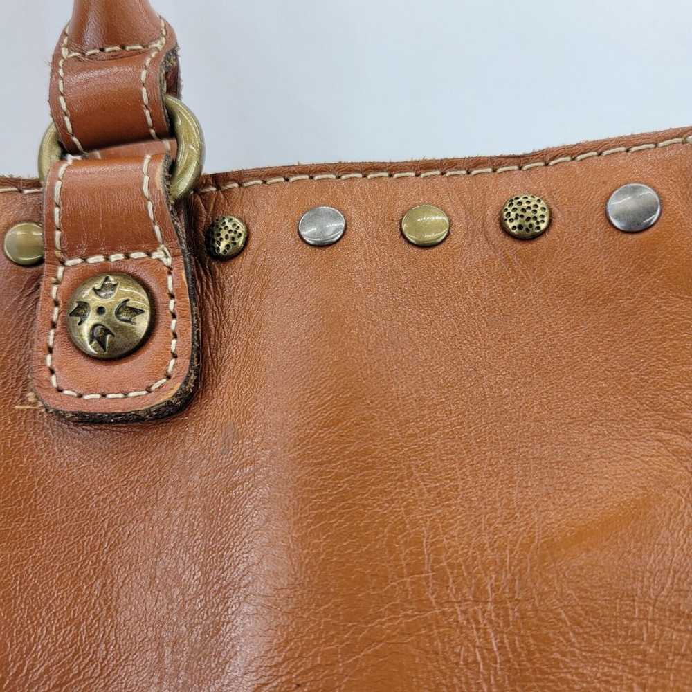 Patricia Nash Zancana Tote Bag Brown Leather Boho… - image 4