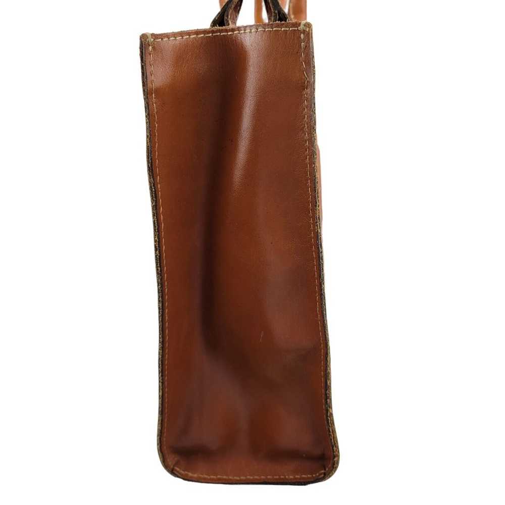 Patricia Nash Zancana Tote Bag Brown Leather Boho… - image 5