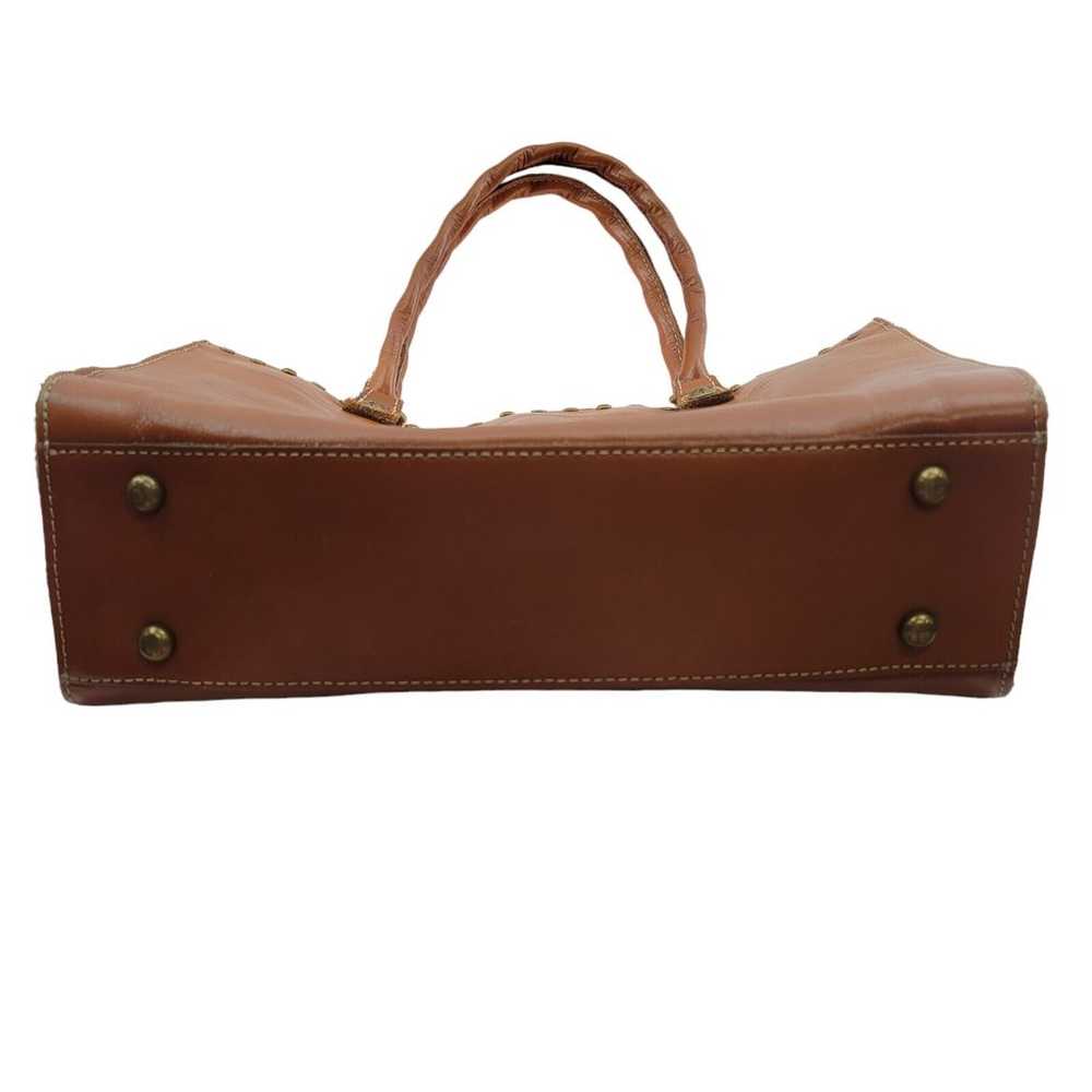 Patricia Nash Zancana Tote Bag Brown Leather Boho… - image 8