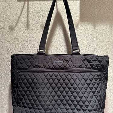 Black Vera Bradley Performance Twill Work Bag