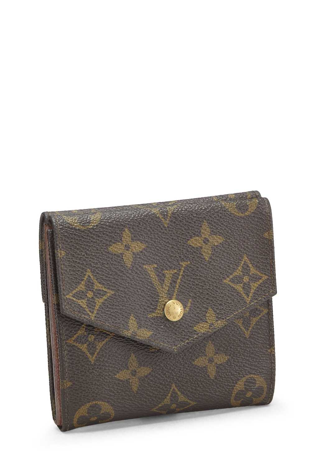 Monogram Canvas Monnaie Double Snap Wallet Send i… - image 2