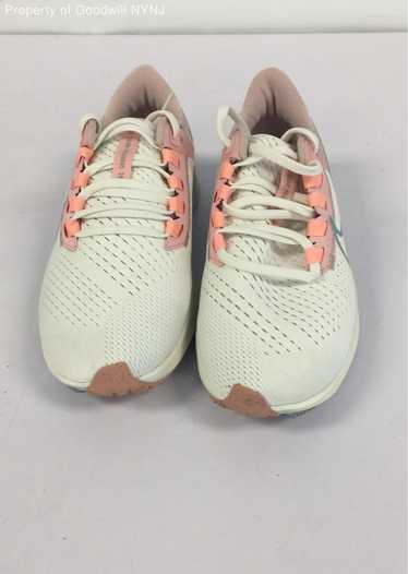 Nike Women Air Zoom Sneakers Cream, Pink Size 8.5