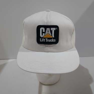 Vintage CAT Lift Truck Snapback Trucker Full Mesh… - image 1