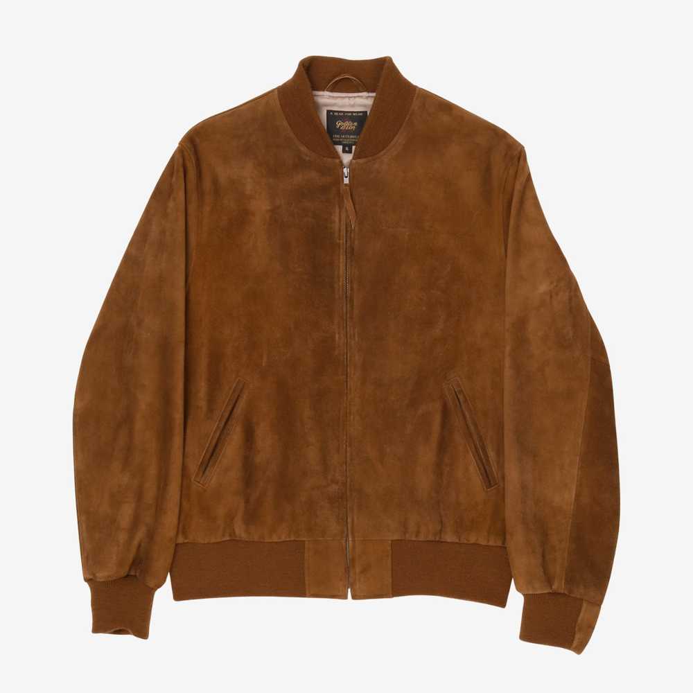 Golden Bear Suede Baseball Jacket - image 1