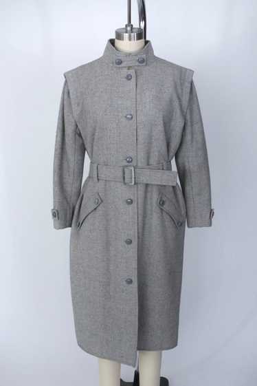 Courréges Wool Belted Coat