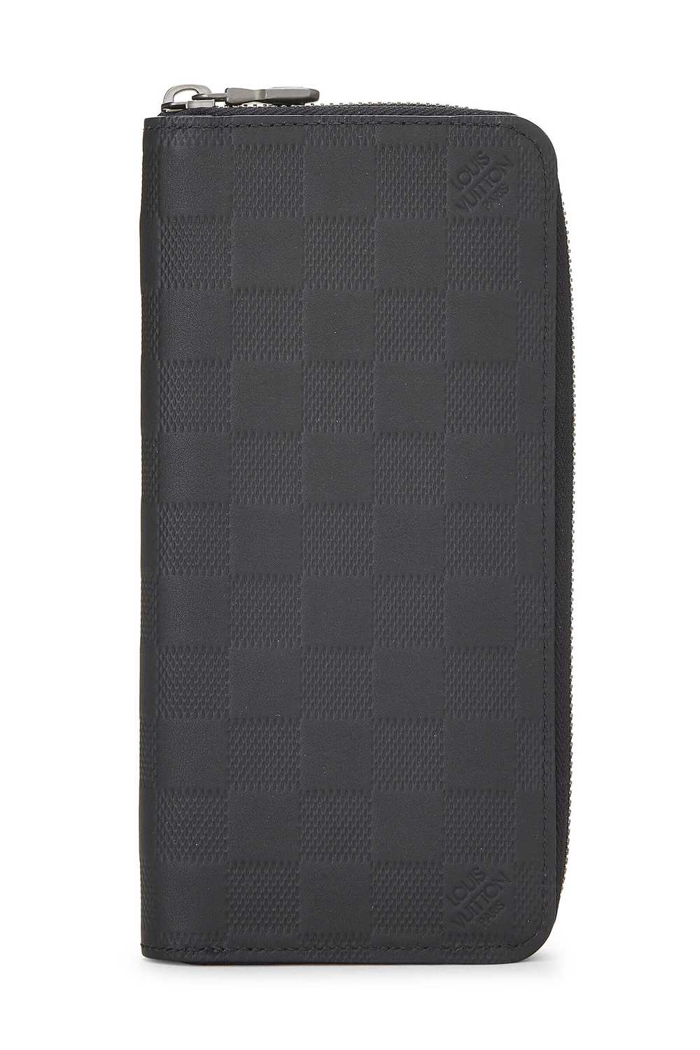 Black Damier Infini Zippy Vertical Wallet Send in… - image 1