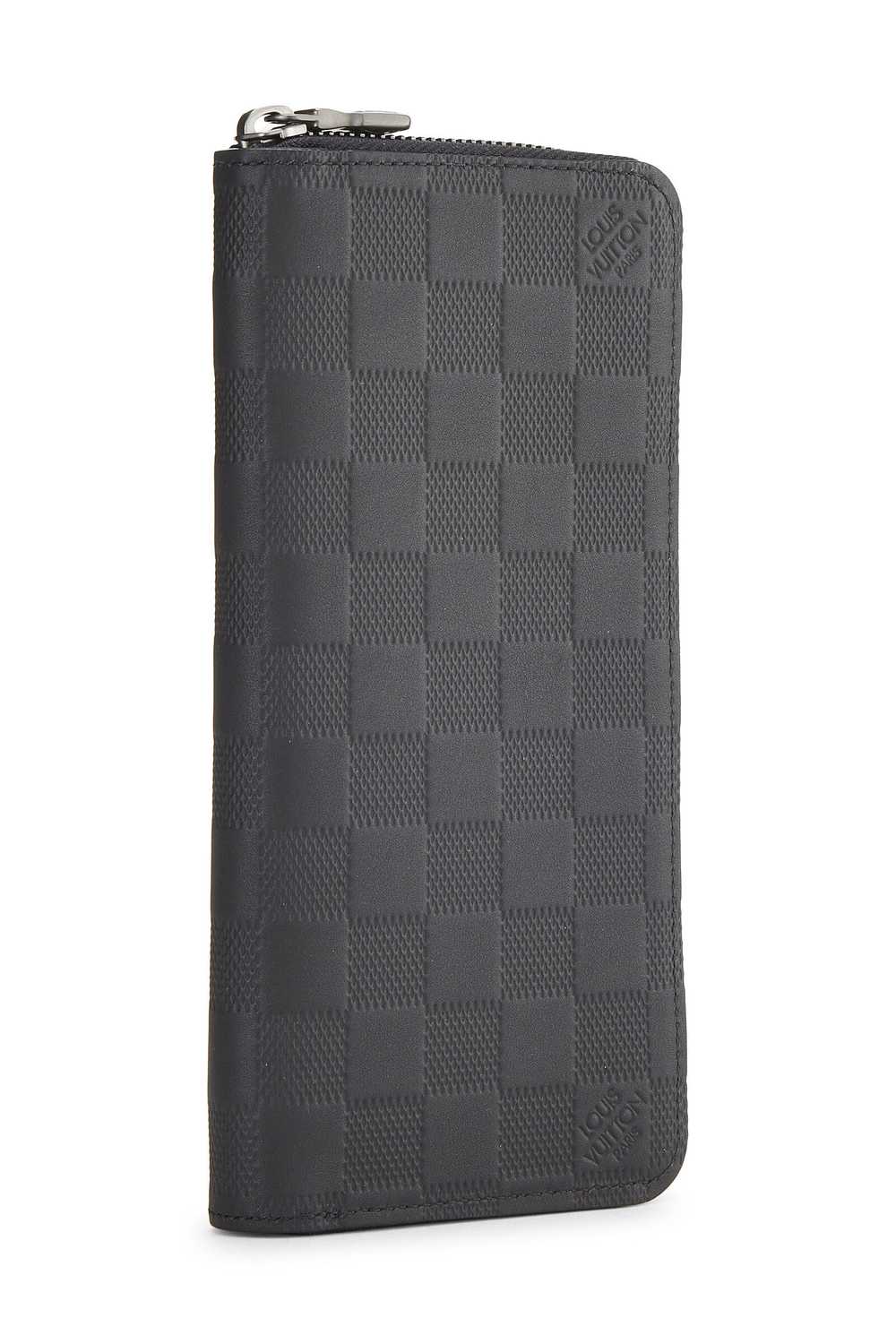 Black Damier Infini Zippy Vertical Wallet Send in… - image 2