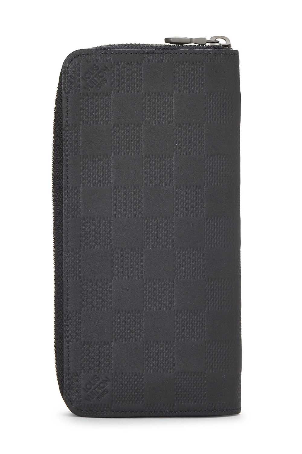 Black Damier Infini Zippy Vertical Wallet Send in… - image 3