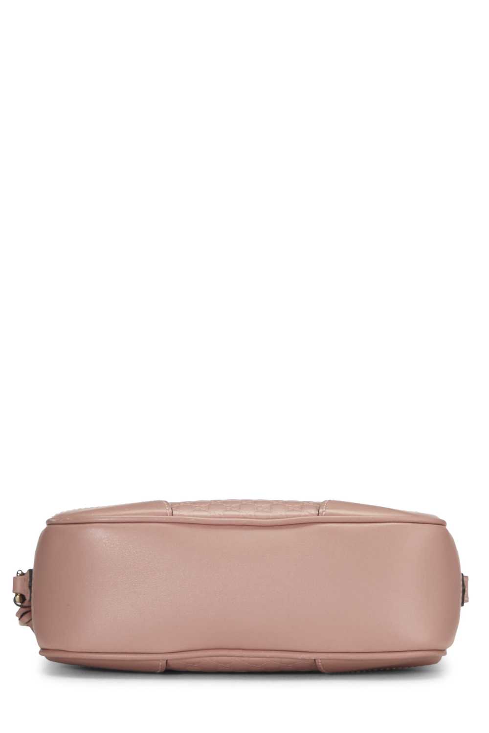 Pink Microguccissima Leather Bree Crossbody Send … - image 5